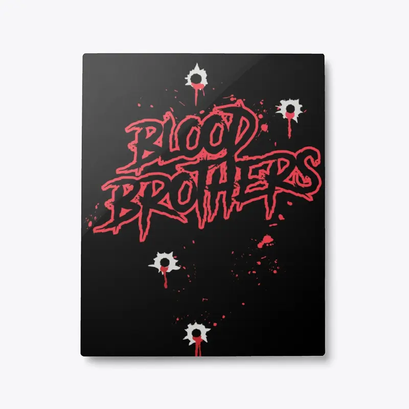 Blood Bros Bullet Metal Print