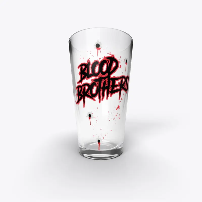 Blood Bros Bullet Pint Glass