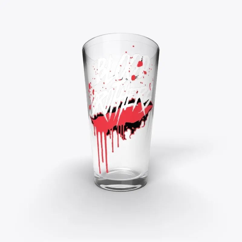 Blood Bros Cut Pint Glass