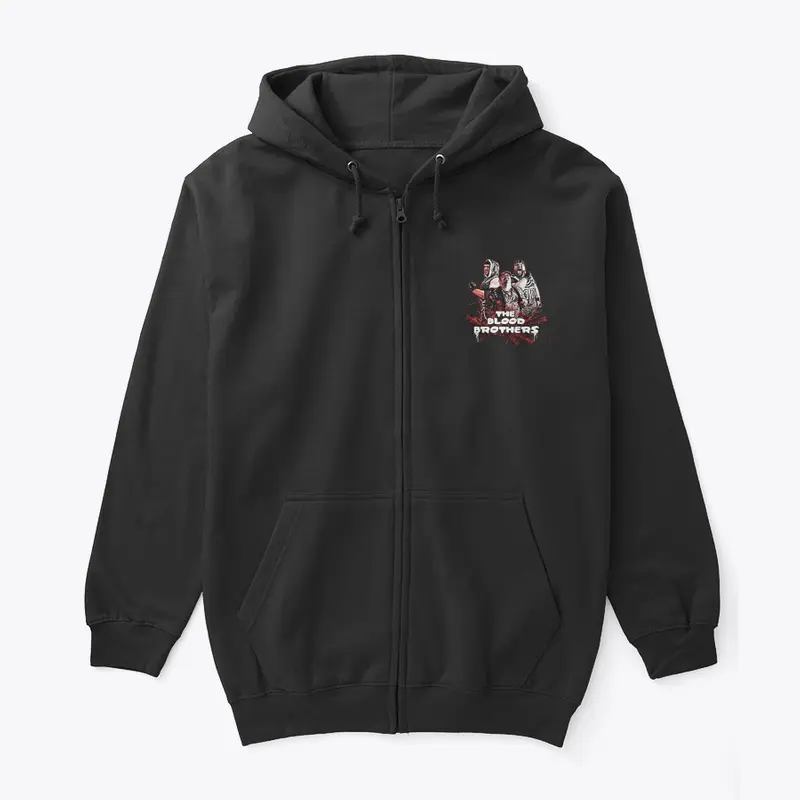 Blood Bros Photo Zip Up Hoodie