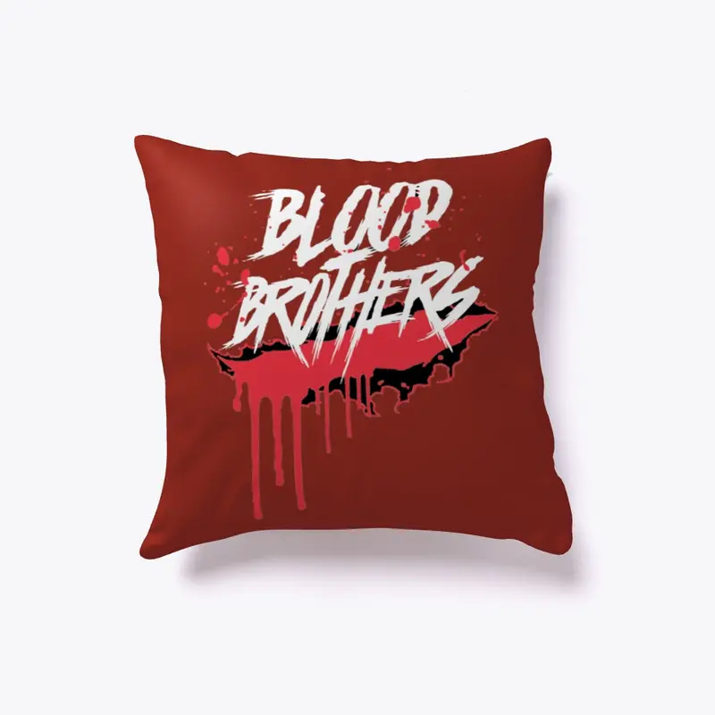 Blood Bros Cut Indoor Pillow