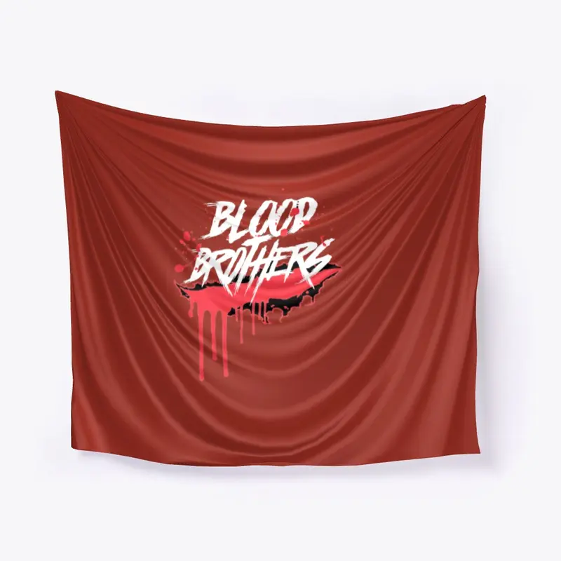 Blood Bros Cut Wall Tapestry