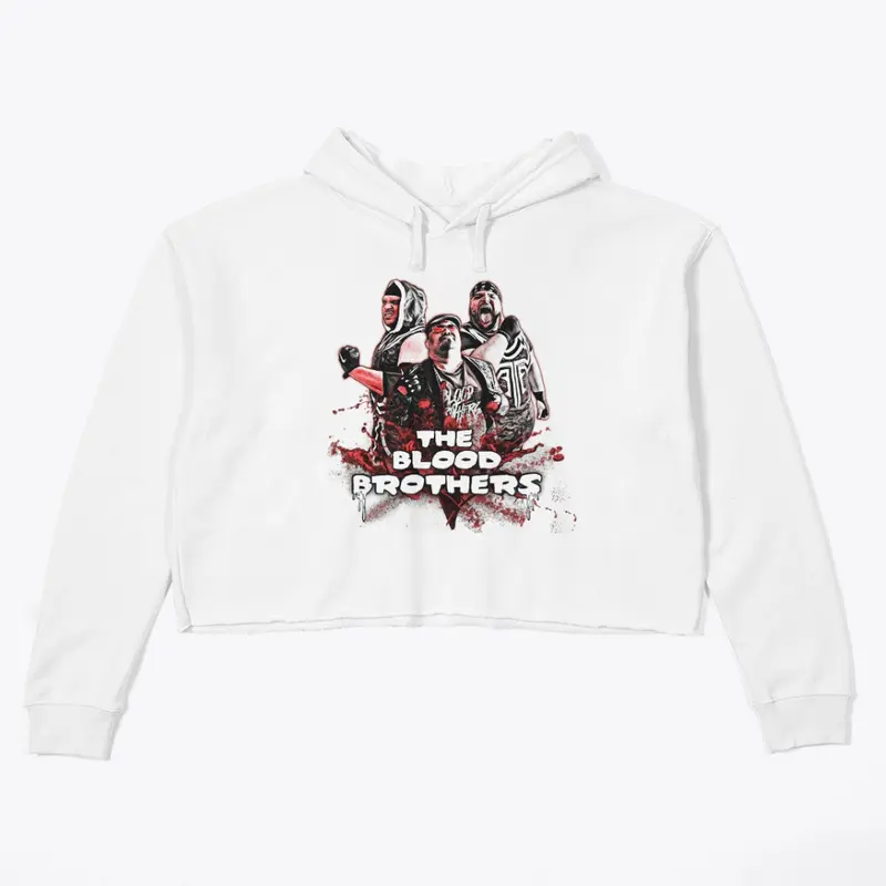 Blood Bros Photo Crop Hoodie