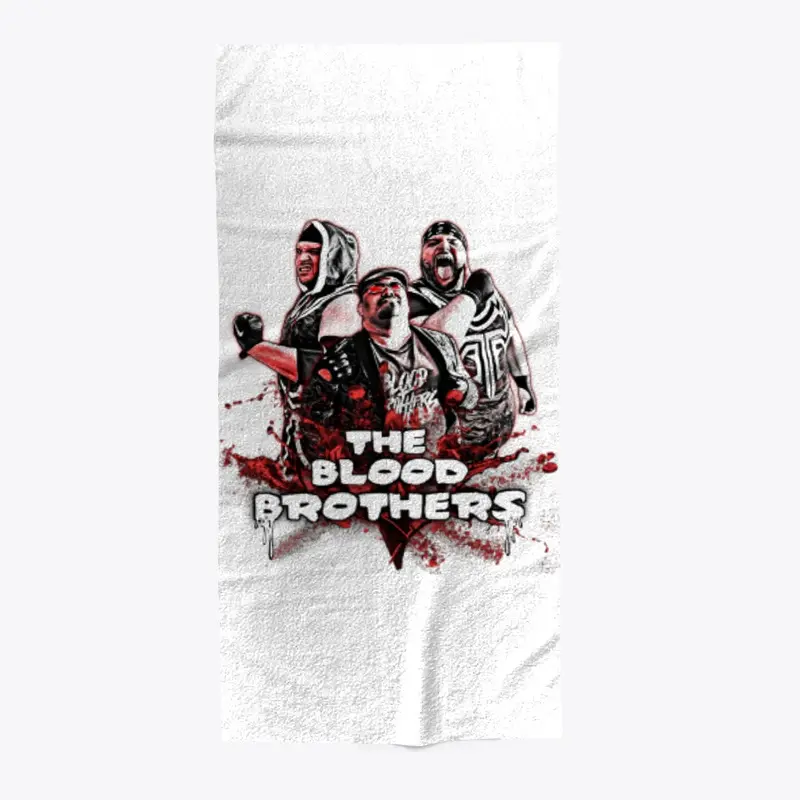 Blood Bros Photo Beach Towel