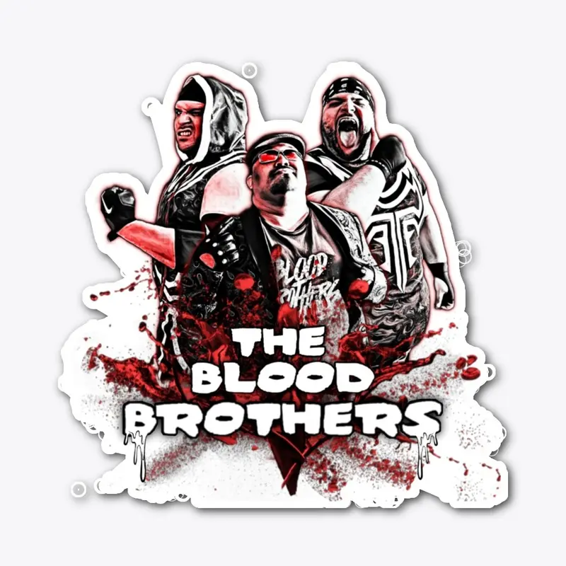 Blood Bros Photo Die Cut Sticker