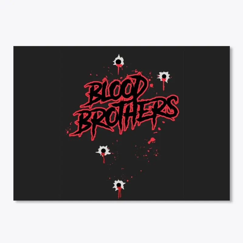 Blood Bros Bullet Sticker