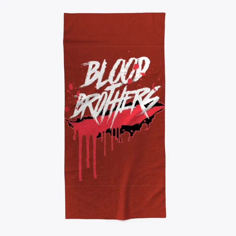 Blood Bros Cut Beach Towel